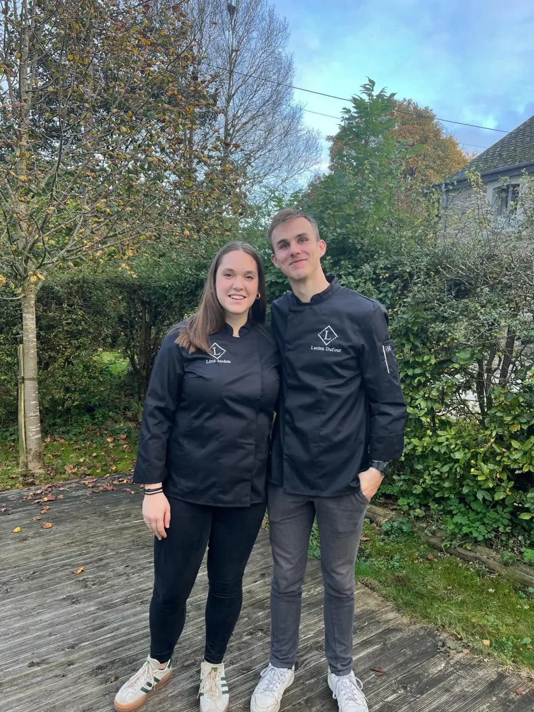 Léna Jardon et Lucien Dufour, fondateurs de LéLu Traiteur